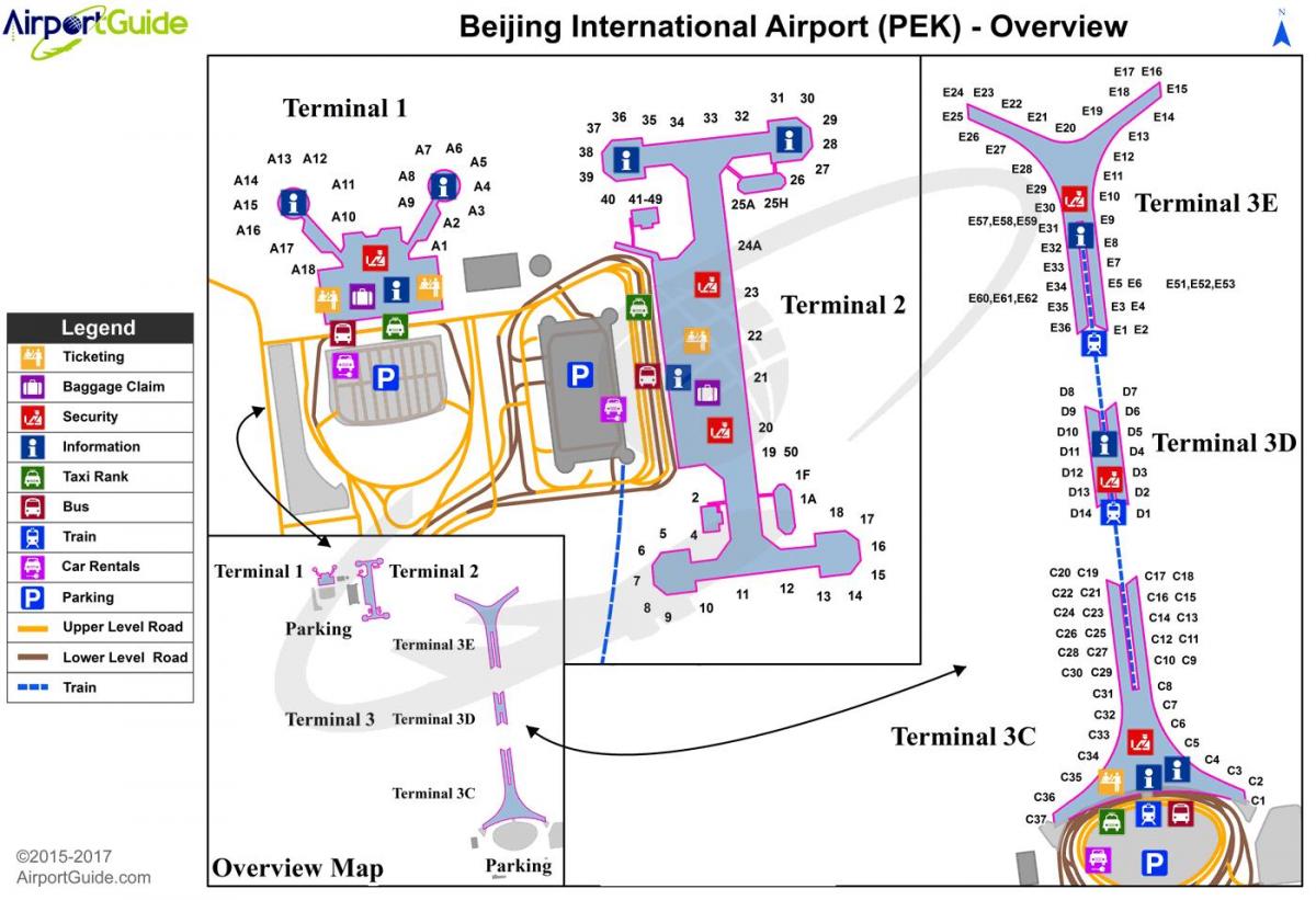Bắc đô sân bay quốc tế bản đồ
