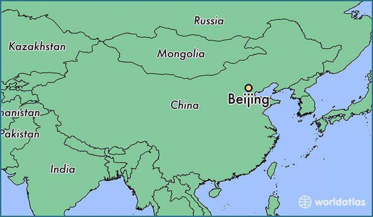 bản đồ của Trung quốc đang ở Bắc kinh