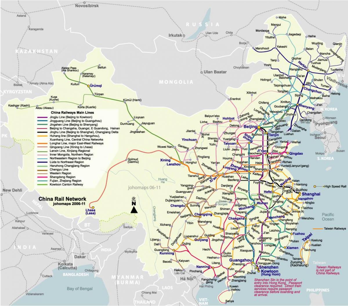Bắc kinh bản đồ đường sắt
