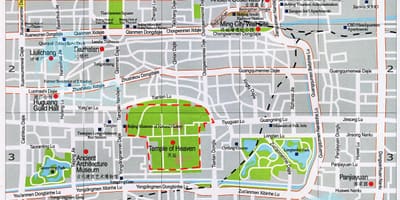 Bản đồ của đền thờ của thiên đường 