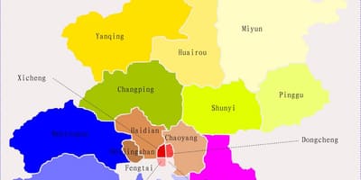 Peking bản đồ Trung quốc