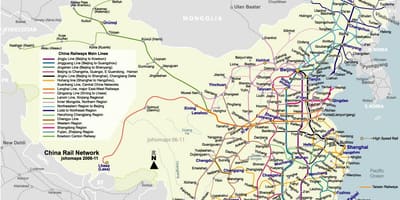 Bắc kinh bản đồ đường sắt