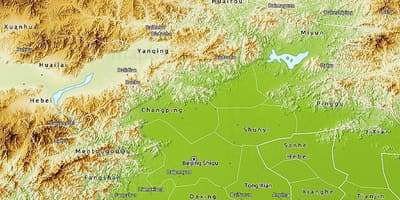 Bản đồ của Bắc kinh 3d