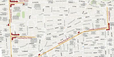 Bản đồ của Bắc kinh đi du lịch 