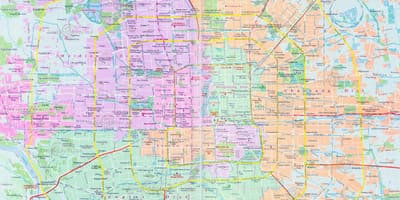 Bản đồ của đường Bắc kinh