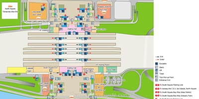 Bản đồ của Bắc kinh nam ga