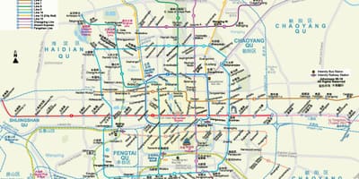 Bắc kinh ga tàu điện ngầm bản đồ