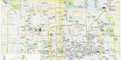 Trung tâm Bắc kinh bản đồ