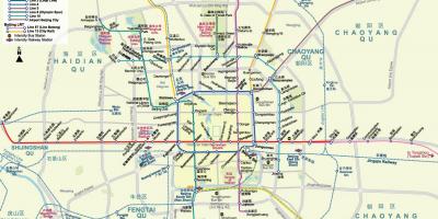 Peking tàu điện ngầm bản đồ