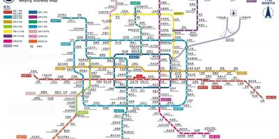 Bắc kinh ga tàu điện ngầm bản đồ