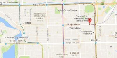 Bản đồ của ma đường Bắc kinh