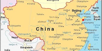 Bản đồ của thủ đô của Trung quốc